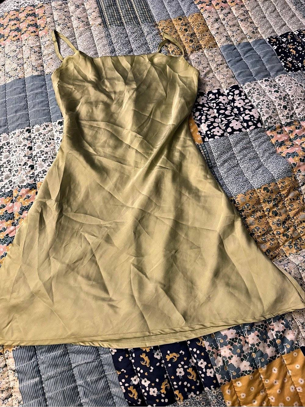 Hollister Green Mini Dress XS